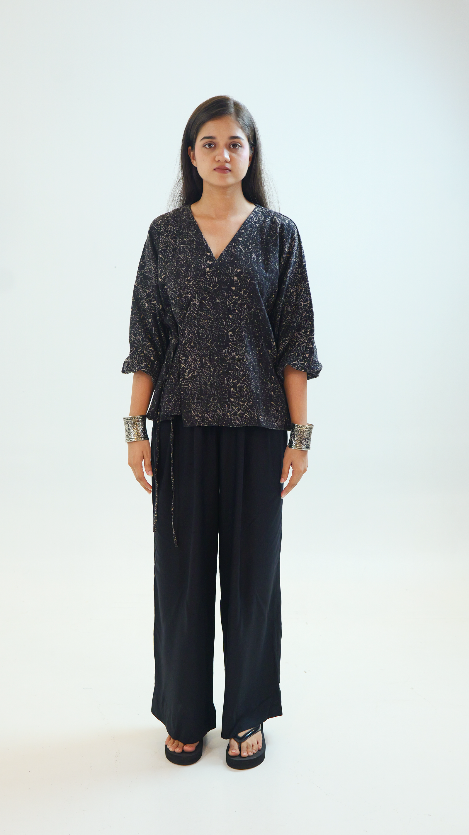 Luna Wrap Top